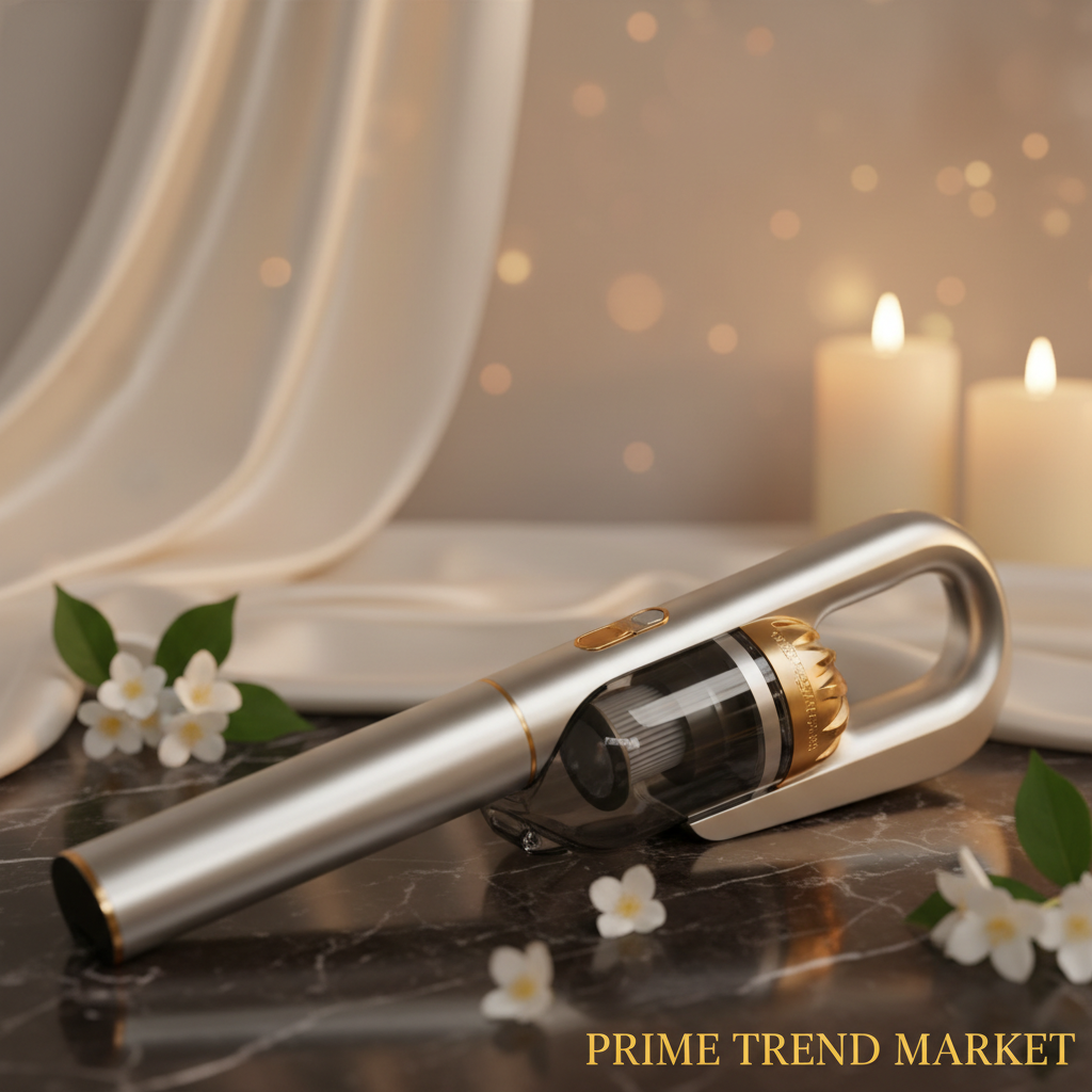 Wireless Car & Home Handheld Vacuum Cleaner – USB Rechargeable, Portable Mini | Silver — Eliza & Tuan