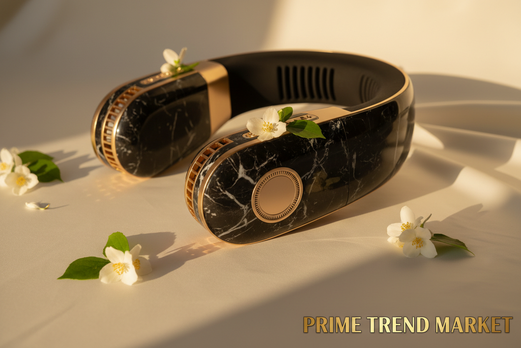ArcBreeze™ Portable Neck Fan Cooler – Wearable Bladeless Summer Gadget — Prime Trend Market