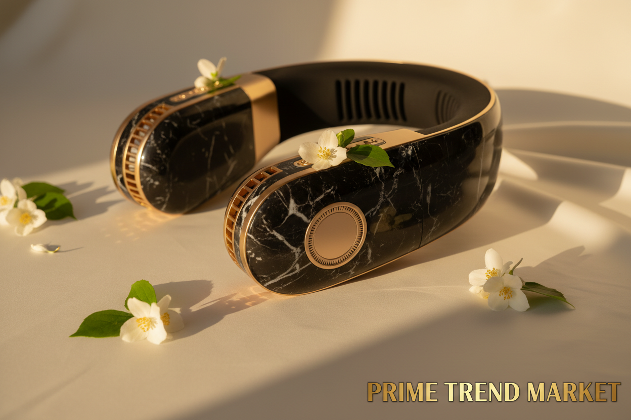 ArcBreeze™ Portable Neck Fan Cooler – Wearable Bladeless Summer Gadget — Prime Trend Market