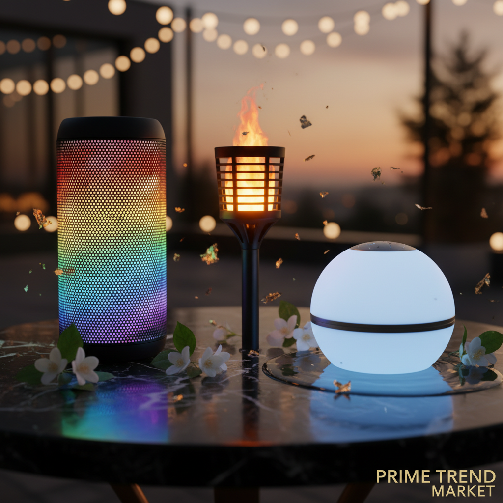 Outdoor Adventure Speaker Bundle | 30W HIFI Speaker + 4-in-1 LED Flame Speaker + Floating Speaker — Eliza & Tuan