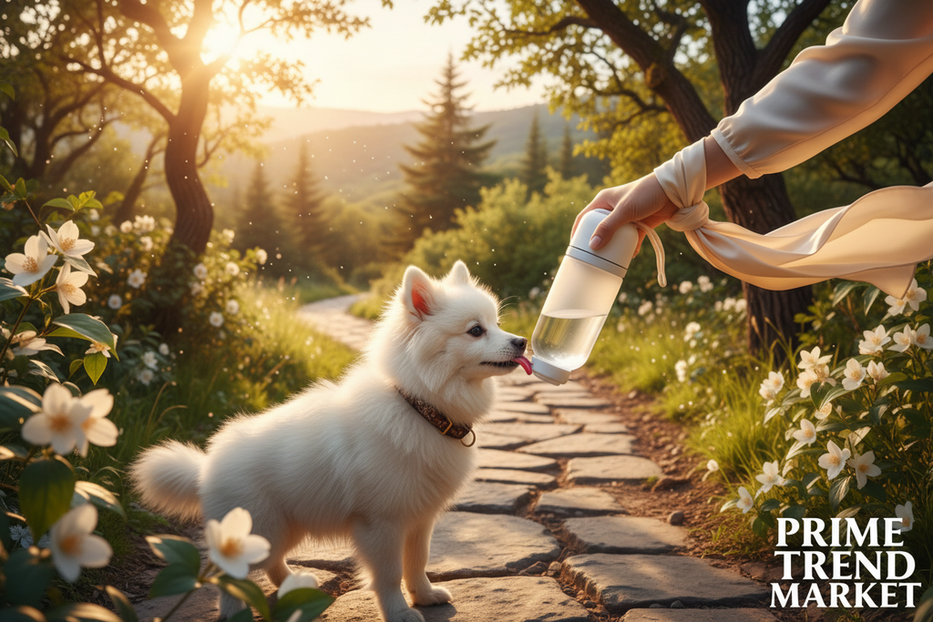 Luxury Gradient Color Portable Foldable Pet Water Bottle – 300ml & 550ml — Prime Trend Market