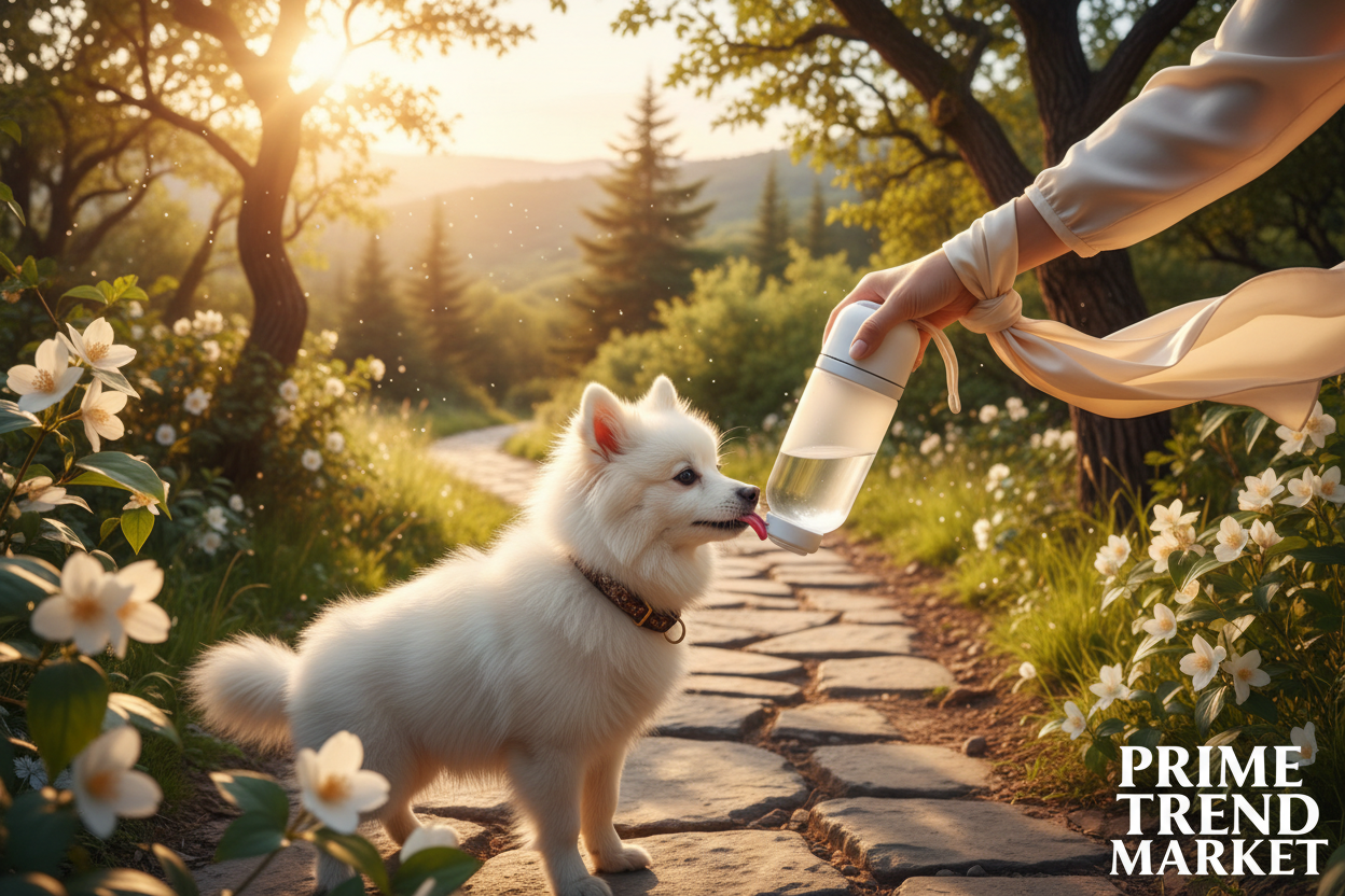 Luxury Gradient Color Portable Foldable Pet Water Bottle – 300ml & 550ml — Prime Trend Market