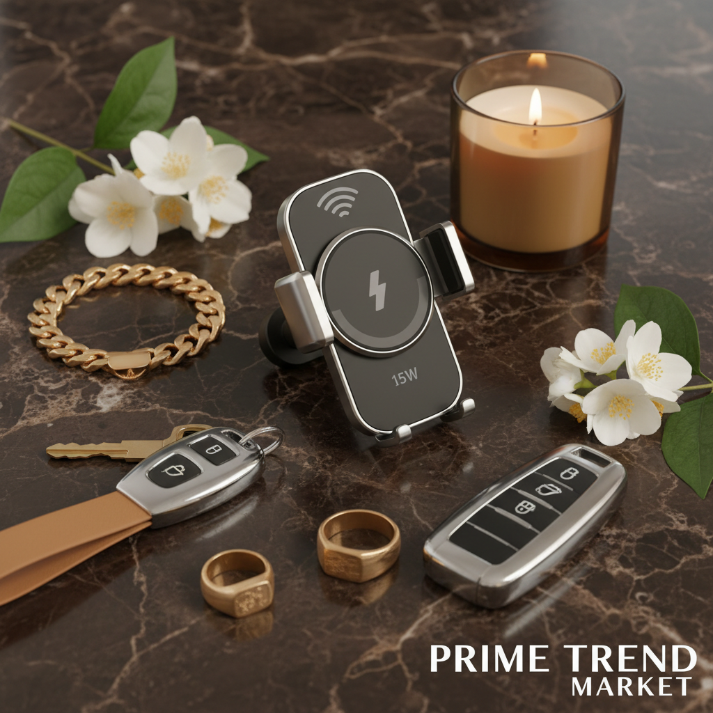 Car Mount & Charge Bundle | Magnetic Mount + 15W Wireless Charger — Prime Trend Market