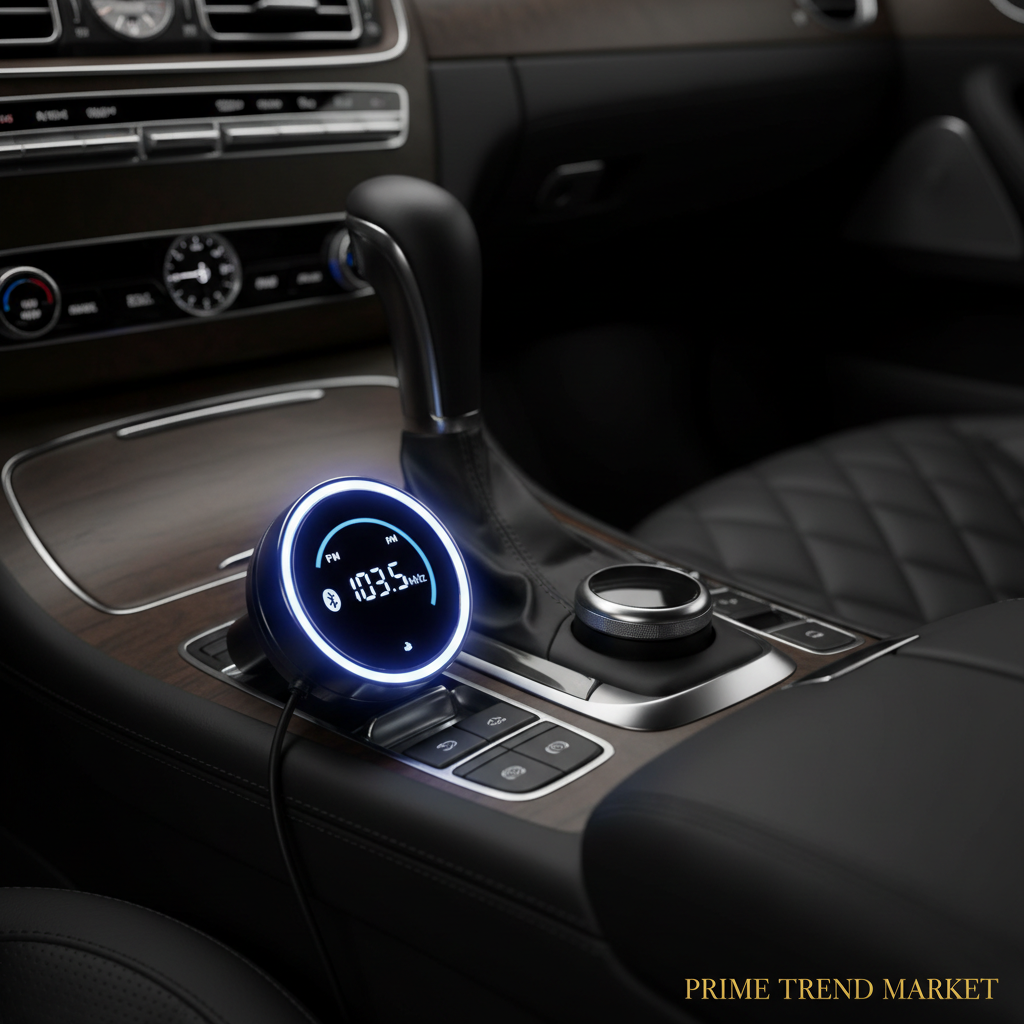 Wireless Car Bluetooth FM Transmitter | MP3 Audio | USB Charger | Hands-Free Calling — Prime Trend Market