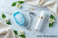 Ice Glow Recovery Bundle | Ice Derma Roller + Silicone Ice Cube Facial Roller + Nano Mist Sprayer