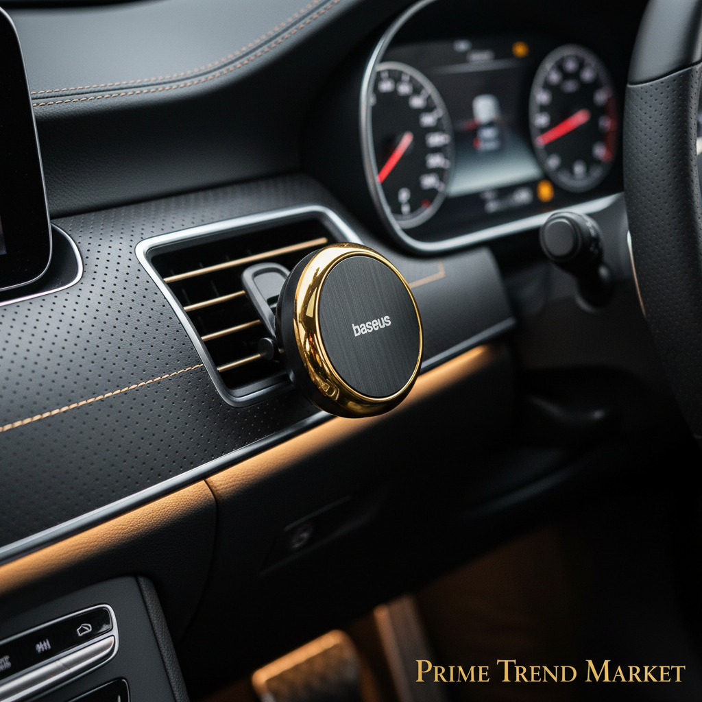 Baseus Luxury Car Aroma Diffuser — Metal Vent Clip Intelligent Scent Diffuser — Prime Trend Market