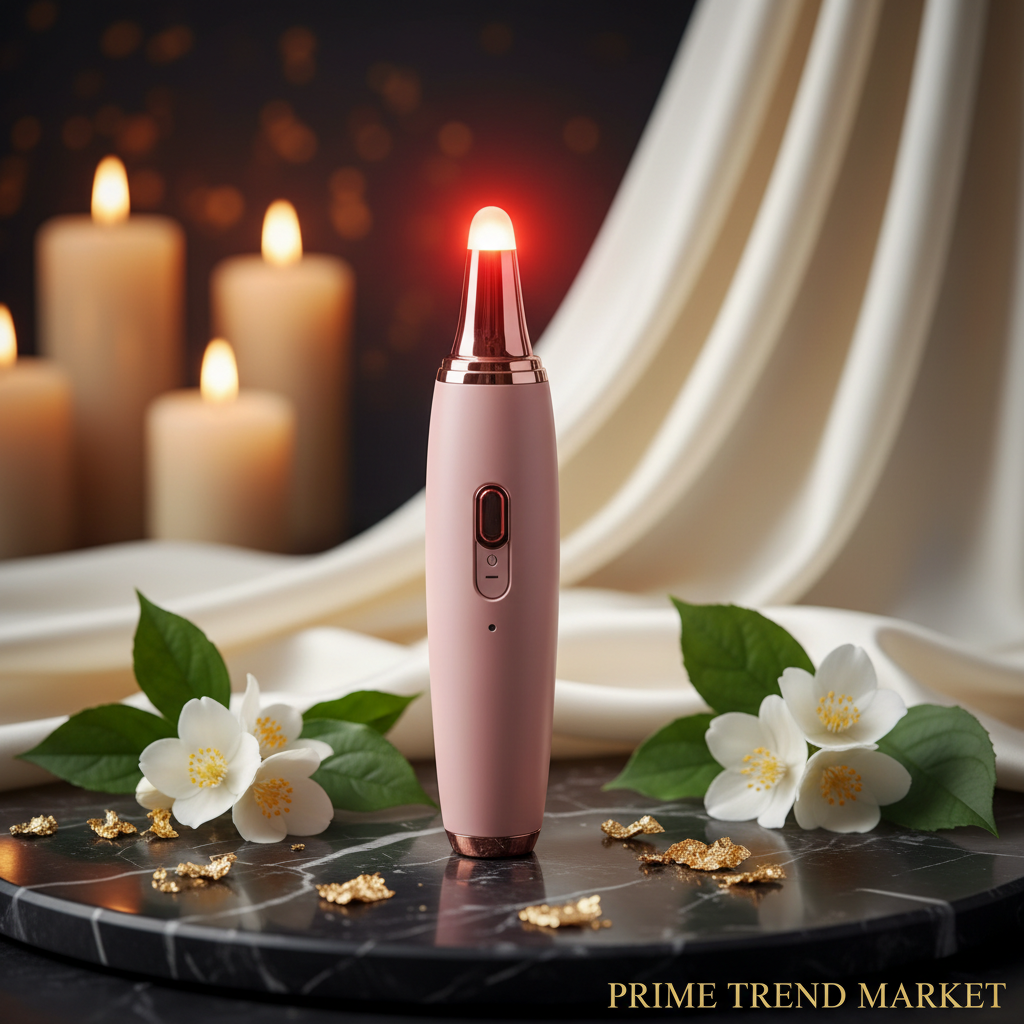 Luxury EMS Red Light Eye Beauty Massager — Dark Circles, Eye Bags, Fine Lines & Fatigue Relief Device — Eliza & Tuan