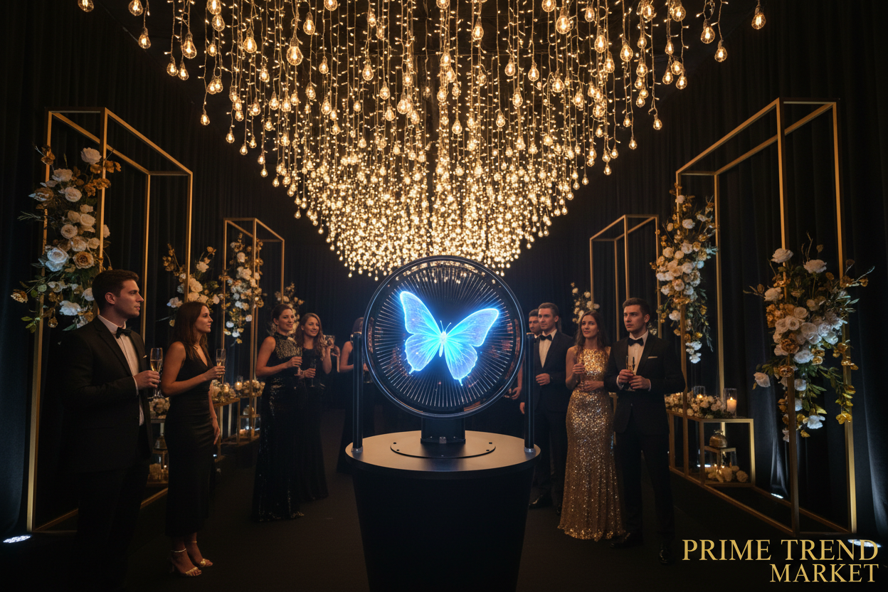 HoloVision™ 3D Holographic Fan Projector — Naked Eye Hologram Display for Home, Events & Retail — Prime Trend Market