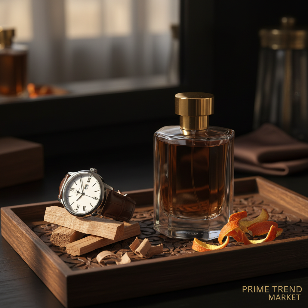 Chained Eau de Cologne for Men — Amber Wood & Woody Citrus | Long-Lasting | 3.4 fl oz (100ml) — Prime Trend Market