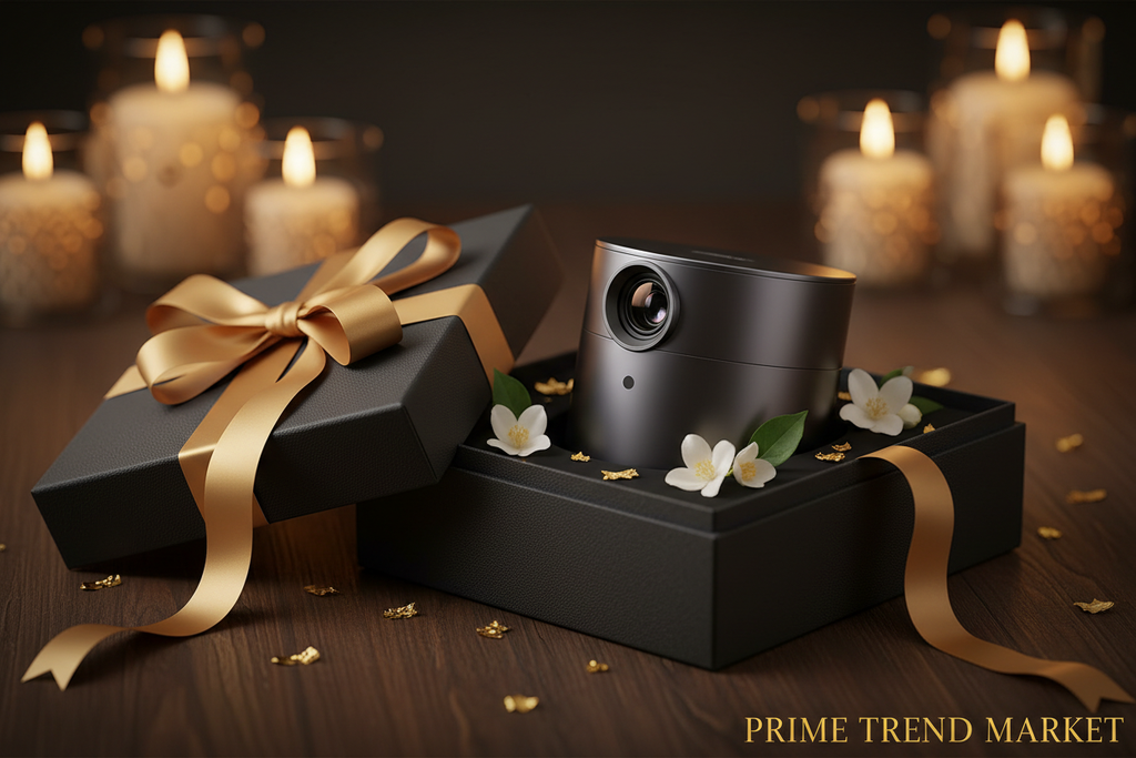 Projector Movie Night Bundle | HY300 Mini Smart Projector + Portable Speaker — Prime Trend Market