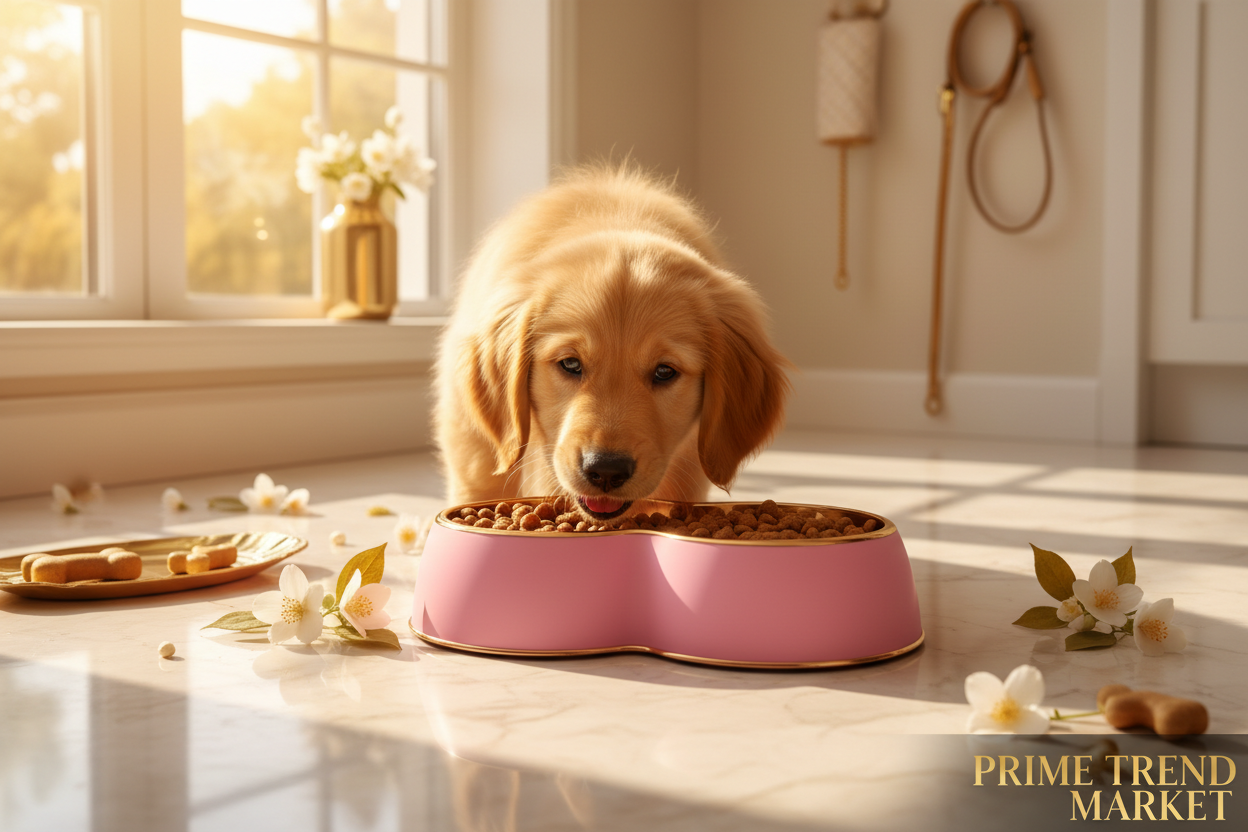 Luxury Silicone Foldable Anti-Spill Pet Double Bowl – Portable Travel Bowl for Cats & Dogs — Prime Trend Market