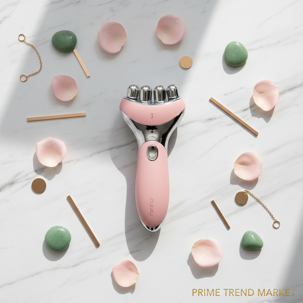 3-in-1 Face & Neck Sculpting Massager — Thermal + Vibration + Lifting Tool — Prime Trend Market