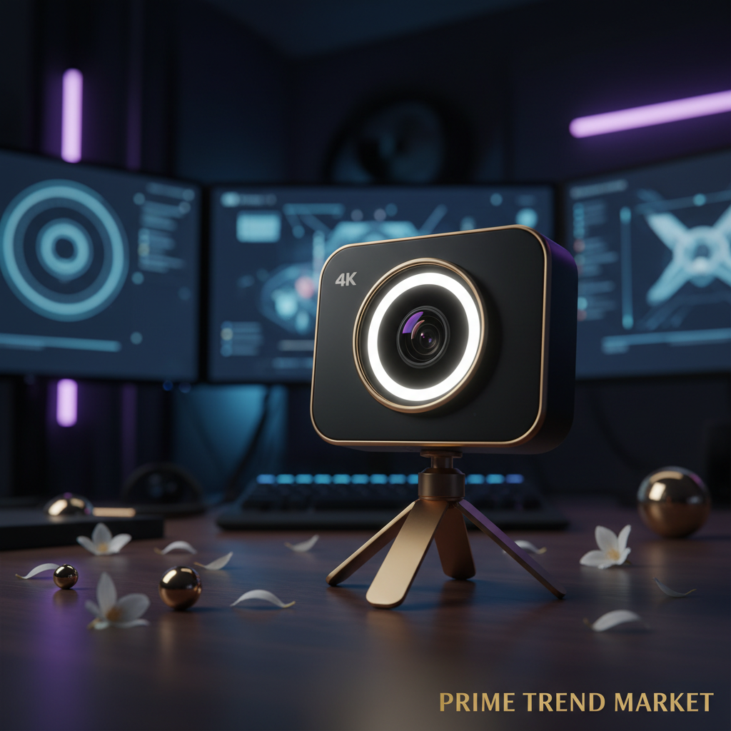 1080P Beauty Auto Focus Webcam — HD Computer Camera with Built-In Mic for Streaming & WFH — Prime Trend Market