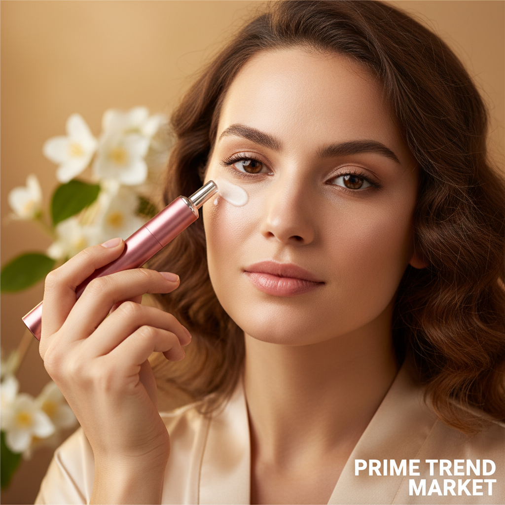 Luxury 4-in-1 Eye Cream Ion Introducer Pen — Ionic Eye Serum Infuser for Dark Circles, Wrinkles & Puffiness — Prime Trend Market