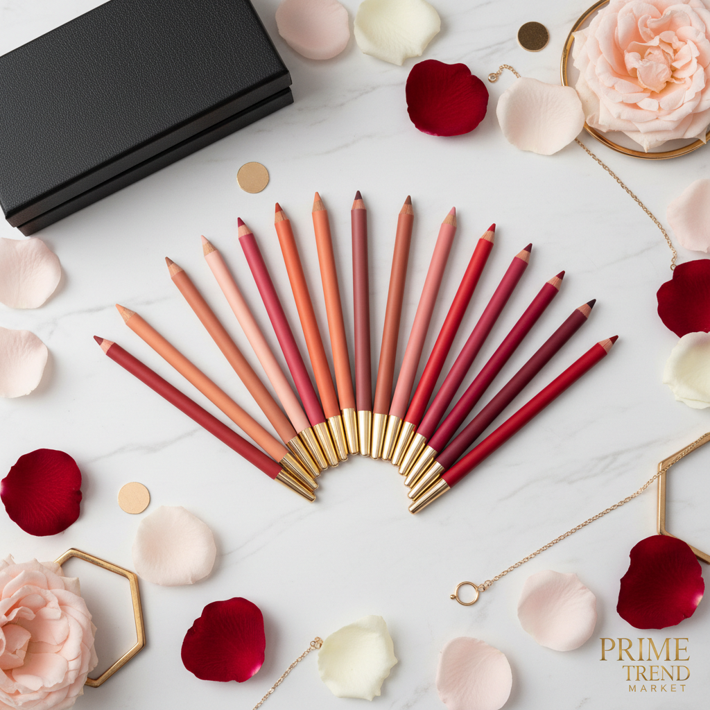 12-Piece Matte Waterproof Lip Liner Set – Long-Lasting Lip Pencils | 12 Shades for All Skin Tones — Prime Trend Market