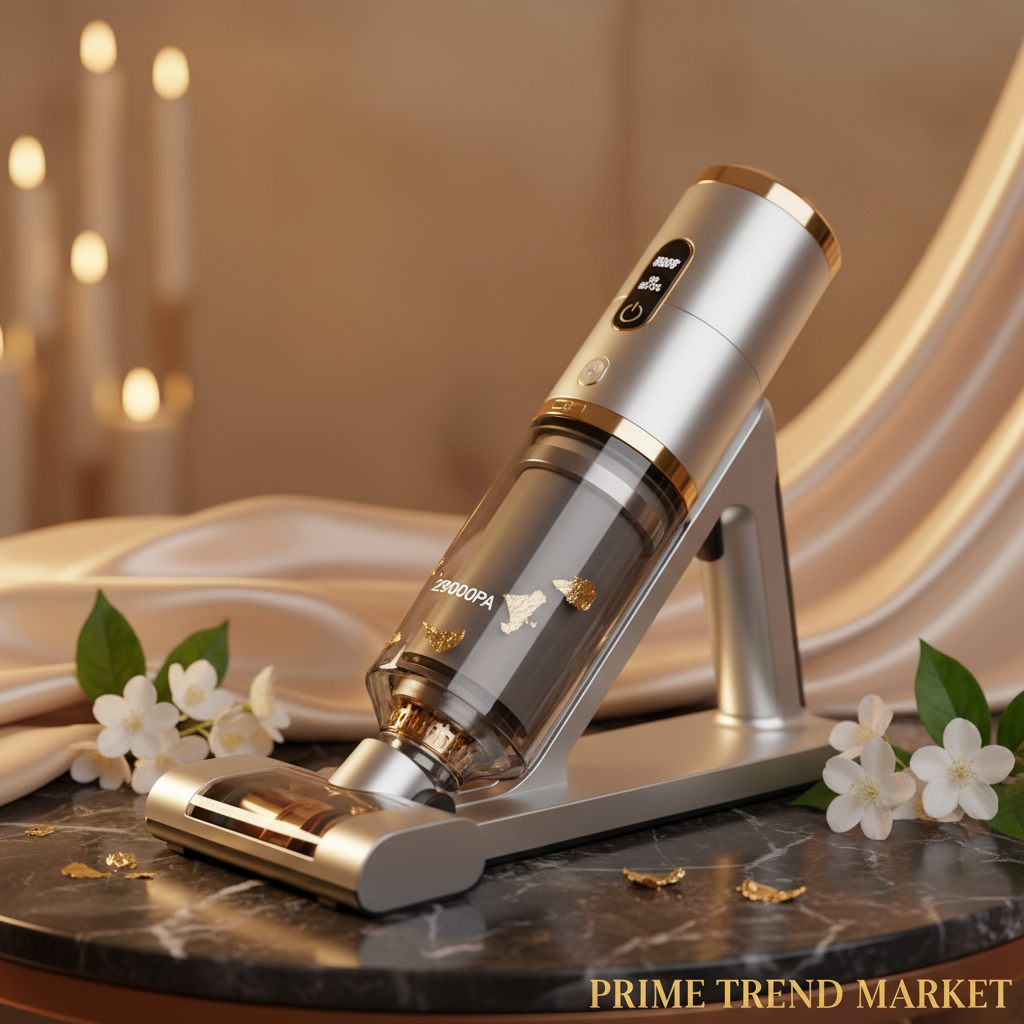 29,000PA Cordless Handheld Vacuum Cleaner – Mini Portable Car & Home Wireless | Silver — Eliza & Tuan