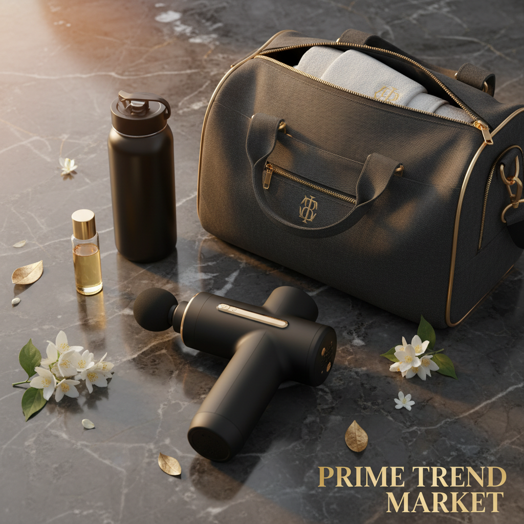 Luxury Mini Grab Muscle Fascia Massager — Portable Brushless Motor Recovery Gun — Prime Trend Market