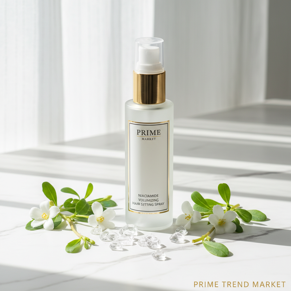 Niacinamide Volumizing Hair Setting Spray — Long-Lasting Hold, Moisture & Shine | 100ml — Prime Trend Market