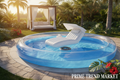 Luxury Summer Pool Float & Fun Bundle | Inflatable Pool + Float Recliner + LED Thermometer — Prime Trend Market