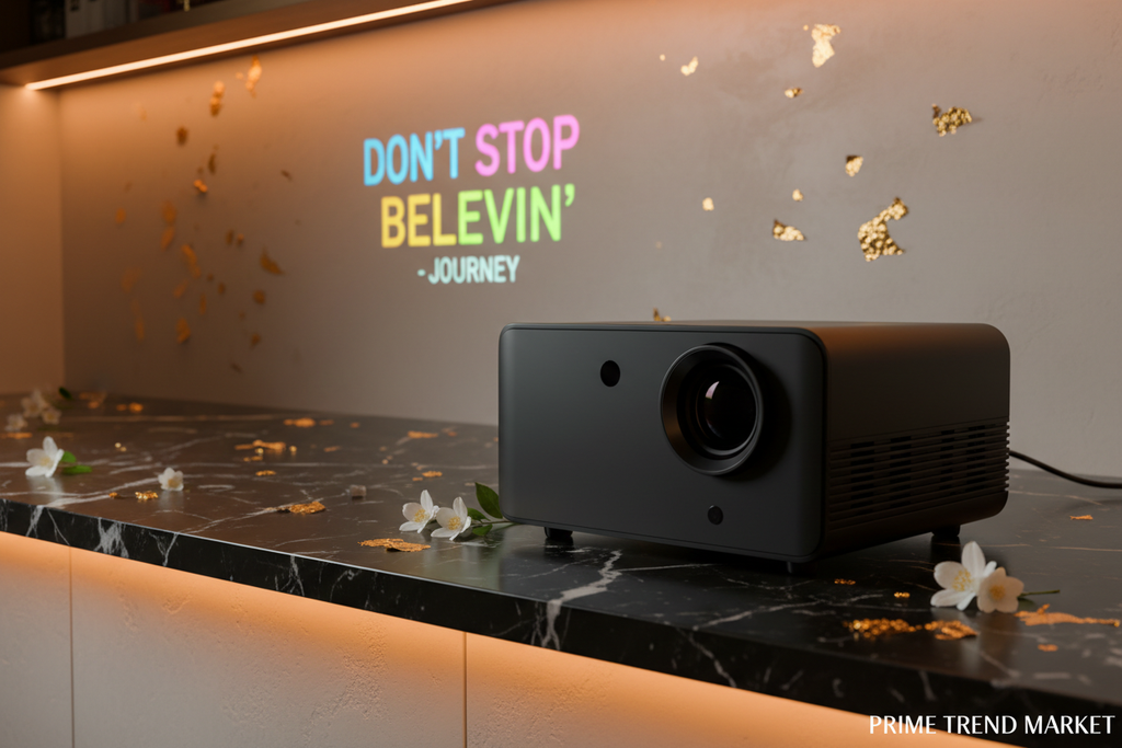 KaraokeMax™ HD Home Theater Projector — 720P with Built-In Microphone for Movie & Party Nights — Prime Trend Market