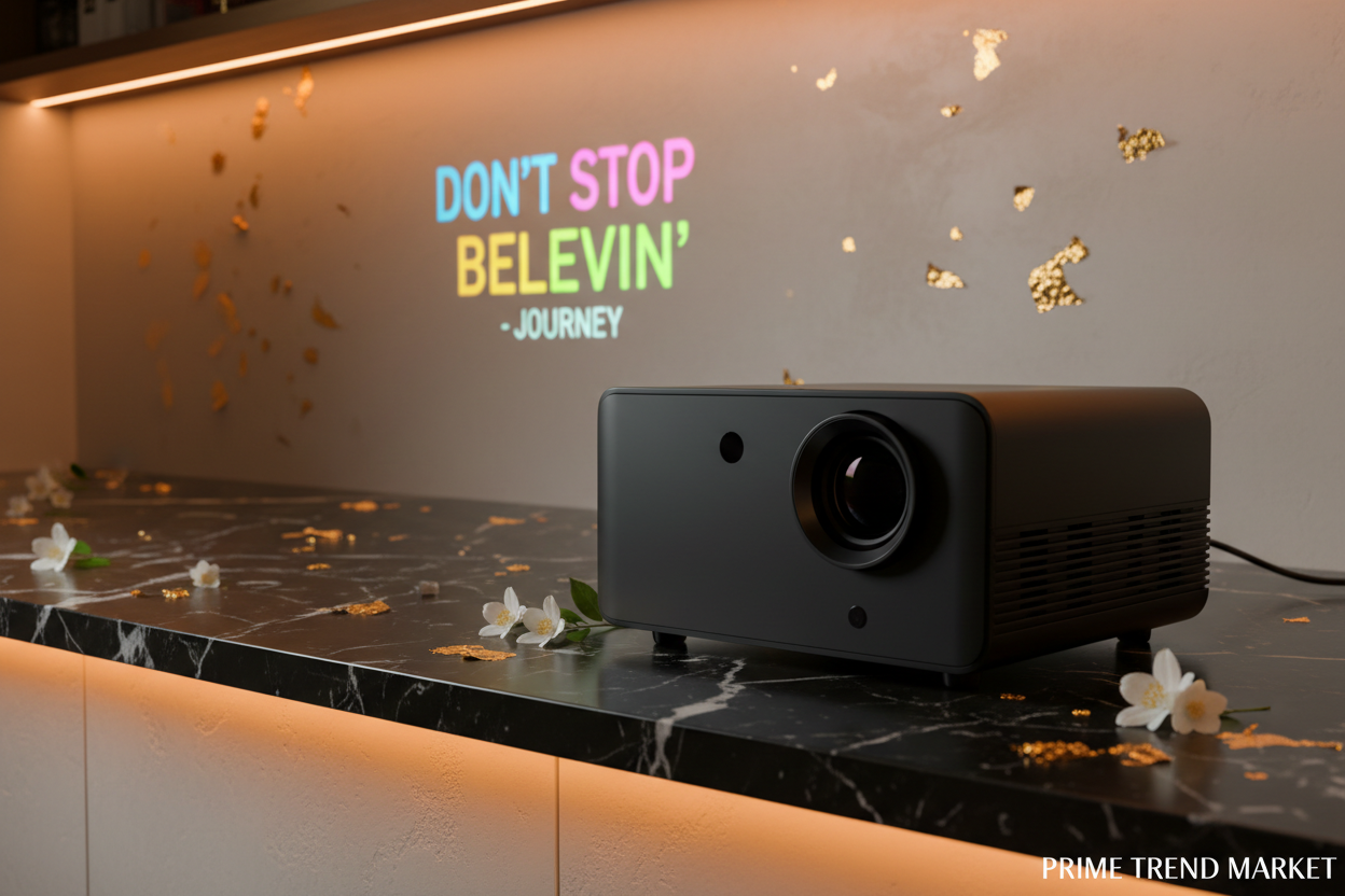 KaraokeMax™ HD Home Theater Projector — 720P with Built-In Microphone for Movie & Party Nights — Prime Trend Market