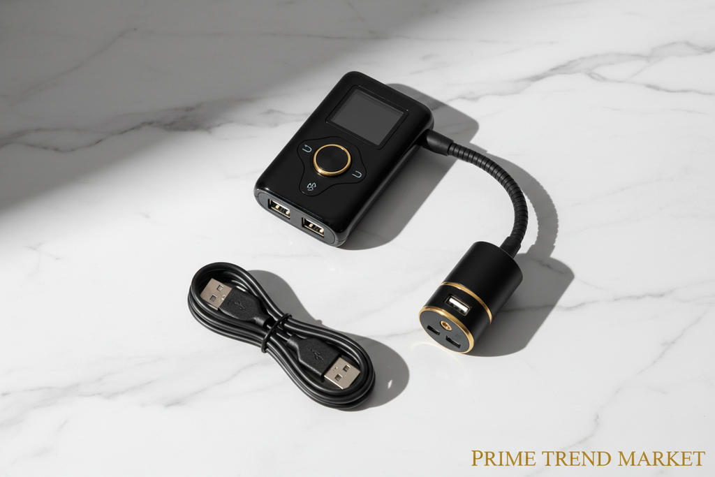 Car Bluetooth 5.0 FM Transmitter | MP3 Player | 3.1A Fast Charger | Radio Adapter — Prime Trend Market