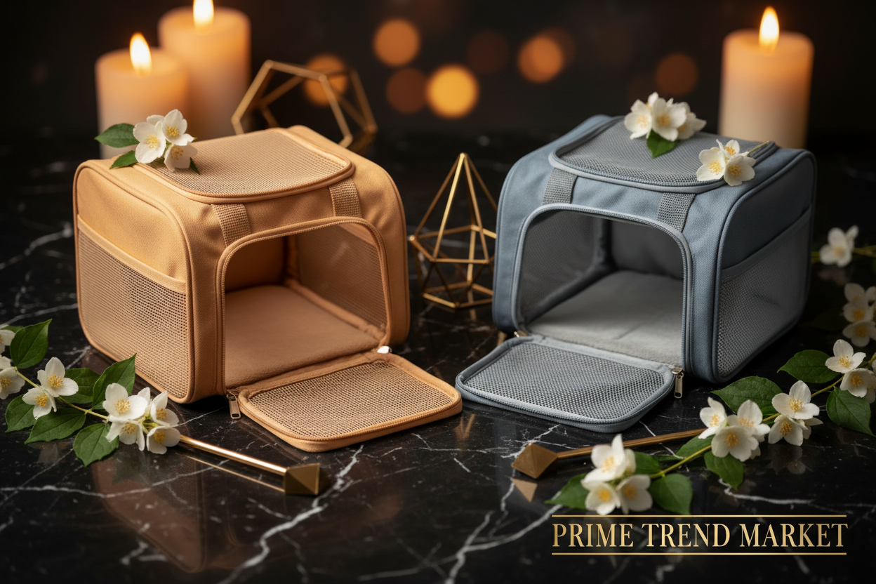 Luxury Foldable Oxford Cloth Shoulder Pet Bag – Portable Cat & Dog Carrier — Prime Trend Market