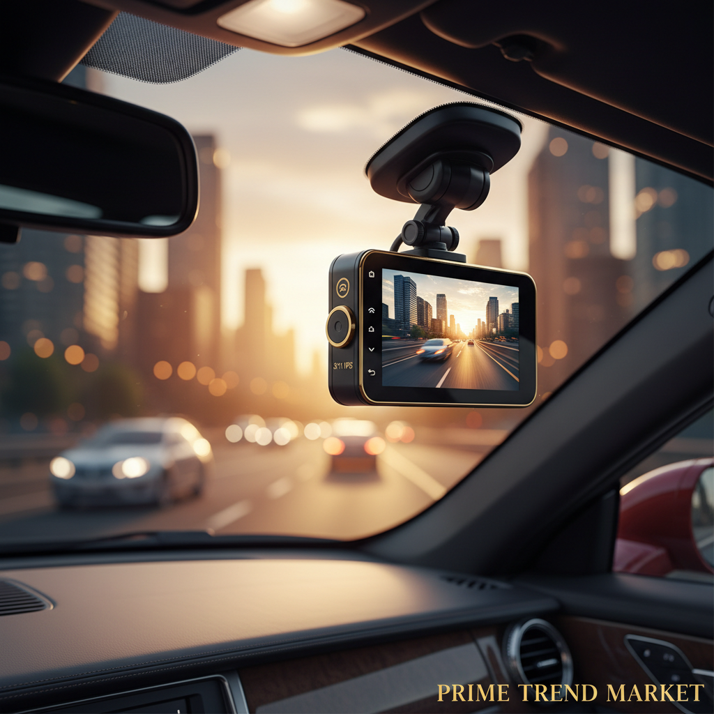 WiFi 3-Channel Dash Cam 1080P | Night Vision | App Control | 32G MMC | Parking Monitor — Prime Trend Market