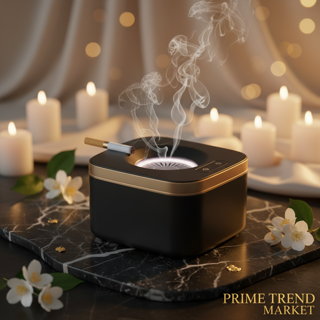 PureAsh™ Smart Smokeless Ashtray & Air Purifier — High-End Home Odor Eliminator — Prime Trend Market