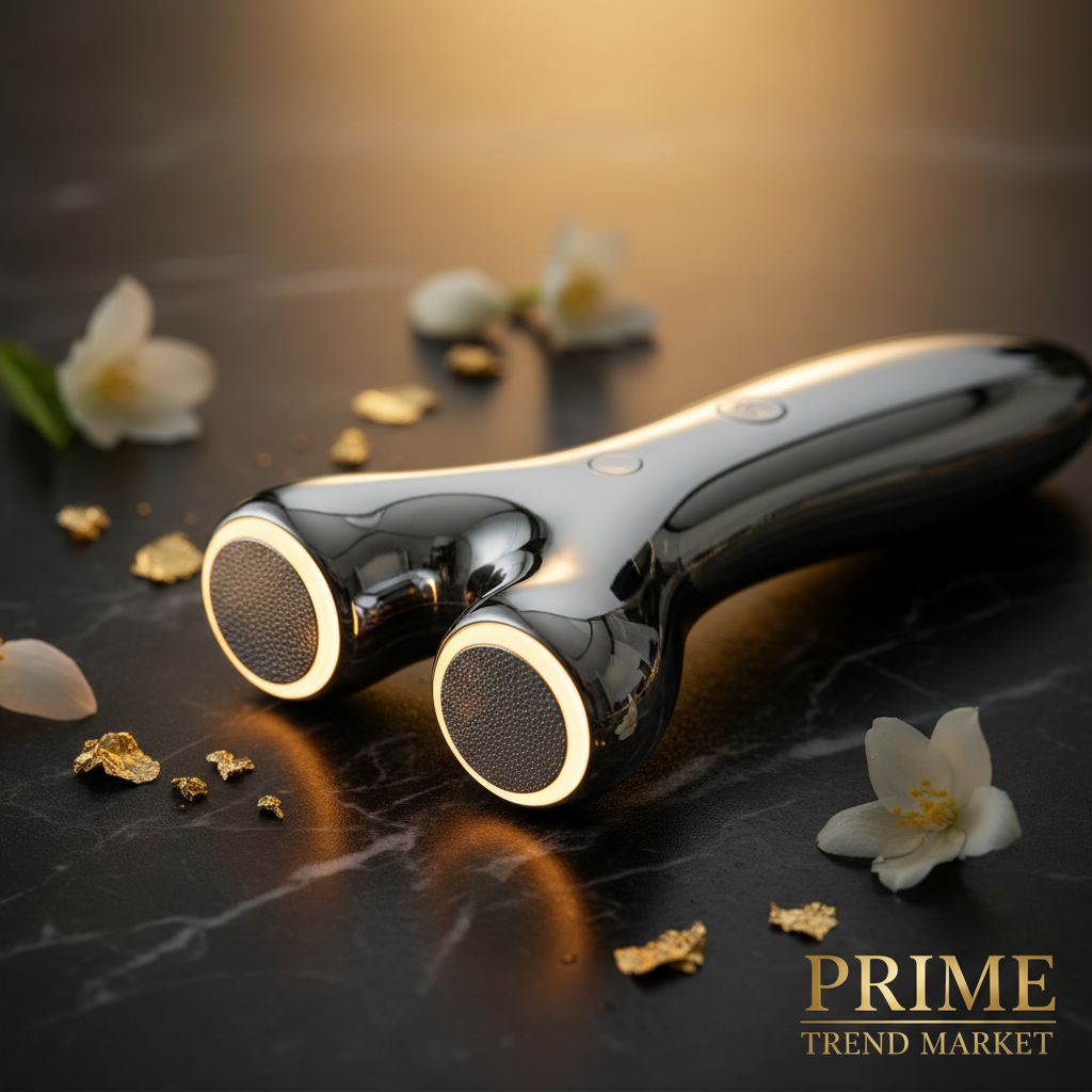 Luxury EMS Vibration Neck Beauty Massager — Skin Rejuvenation, Lifting & Firming Device — Eliza & Tuan