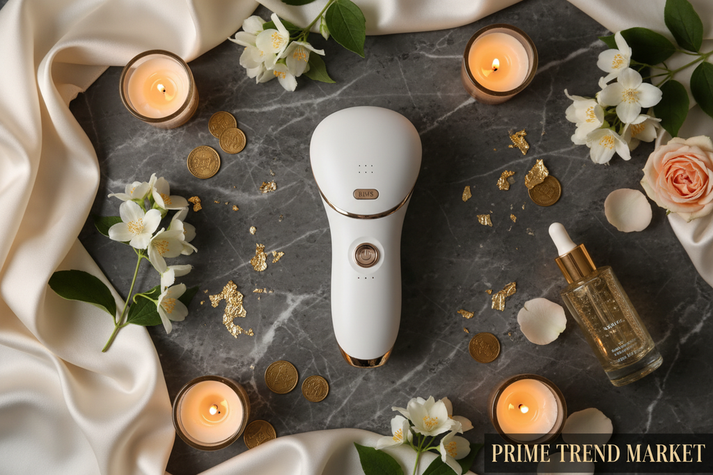 SculptGlow™ Multi-Pole RF EMS Face Sculptor — 4-Gear Anti-Aging Skin Tightening Device — Eliza & Tuan