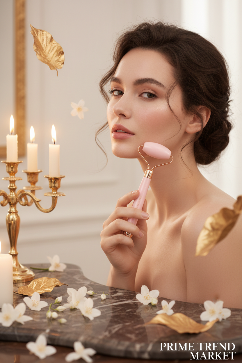 Luxury Facial Cleansing & V-Face Slimming Roller — USB Vibration Beauty Device — Prime Trend Market