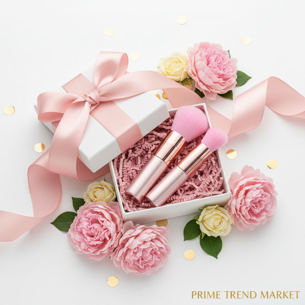 4-in-1 Portable Makeup Brush Set — Travel-Ready Pink Beauty Brushes — Prime Trend Market