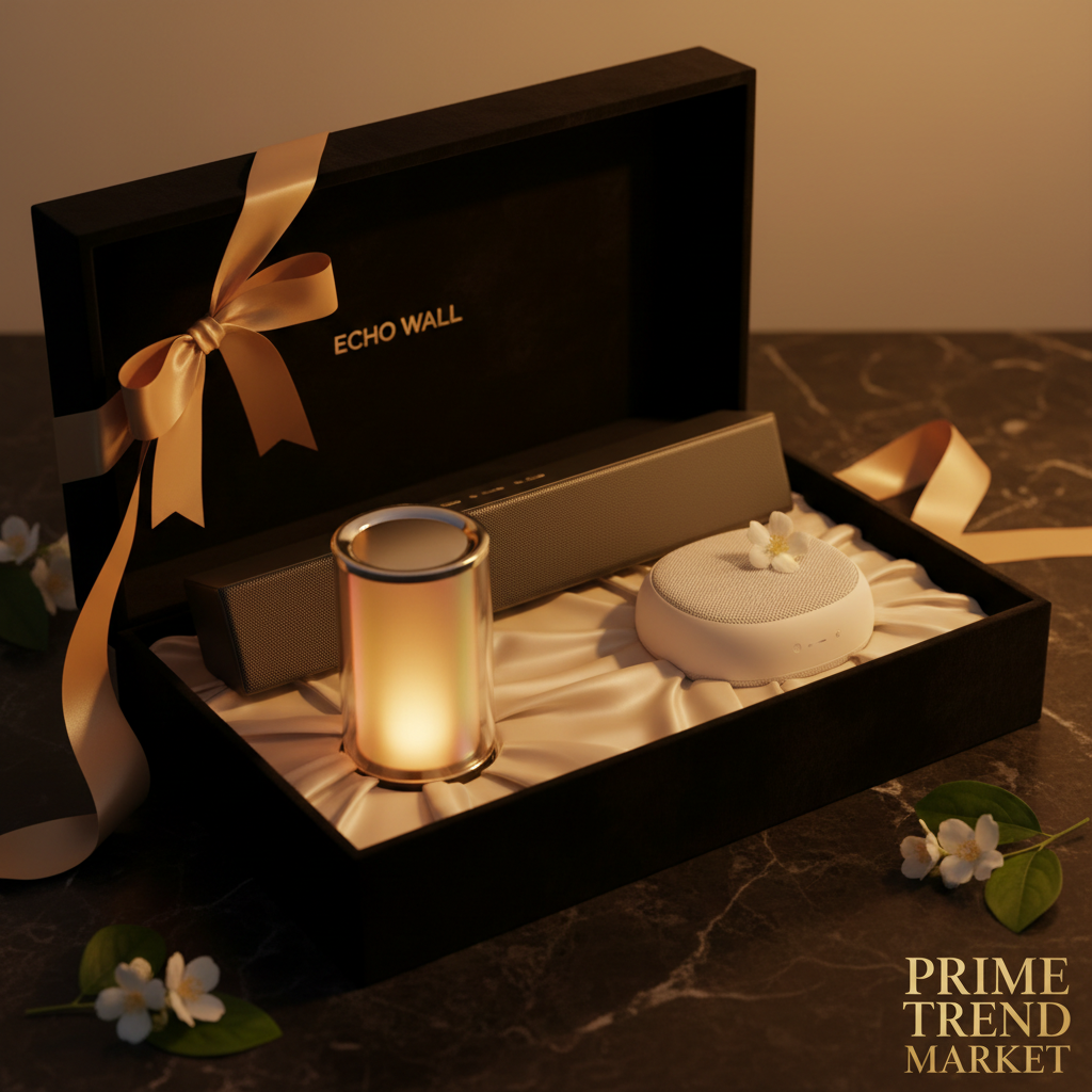 Luxury Home Audio Bundle | Echo Wall Soundbar + RGB Lamp Speaker + White Noise Sleep Speaker — Prime Trend Market