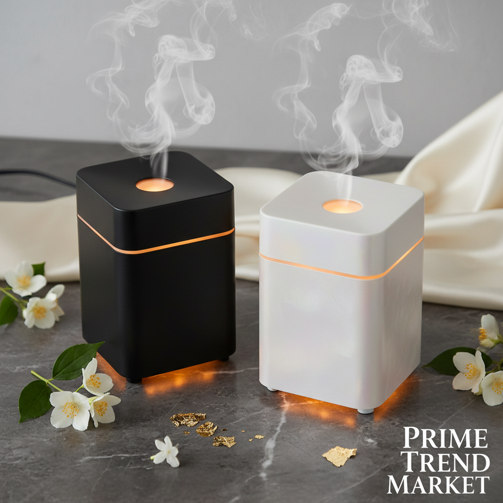 Luxury Smart Ultrasonic Aroma Diffuser & Humidifier — Nano Atomization, Bluetooth & WiFi, Aromatherapy Fragrance Machine — Prime Trend Market