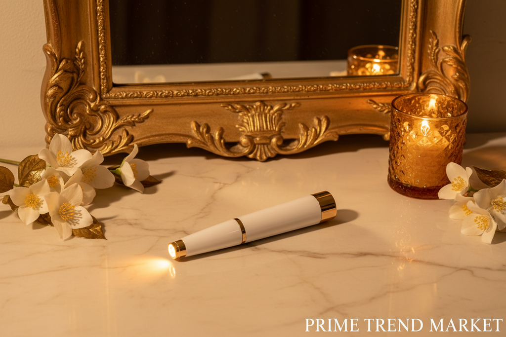 Luxury Pulse Skin Rejuvenation Wand — EMS Micro-Current Face Lifting, Firming & Anti-Aging Beauty Device — Eliza & Tuan
