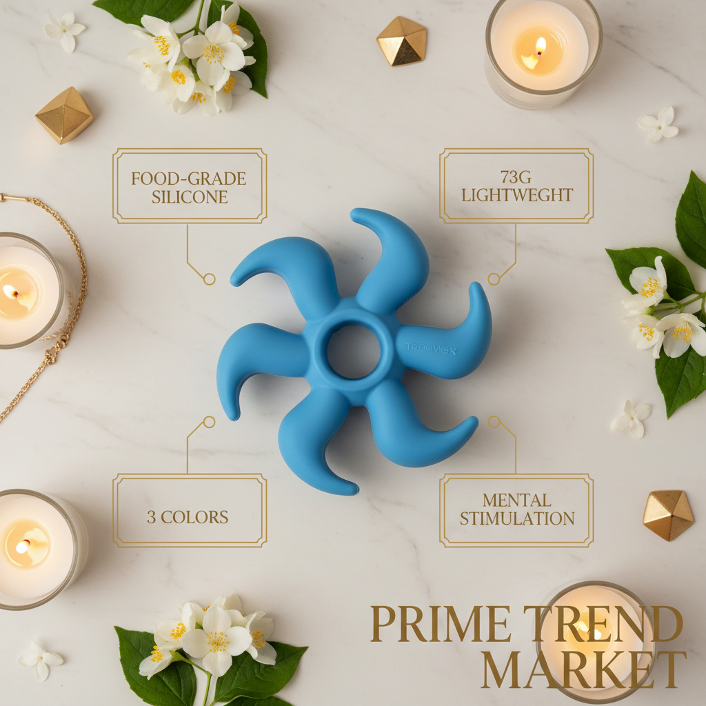 Pet Interactive Flywheel Toy — Spinning Silicone Dog Toy for Fun, Bonding & Mental Stimulation — Prime Trend Market