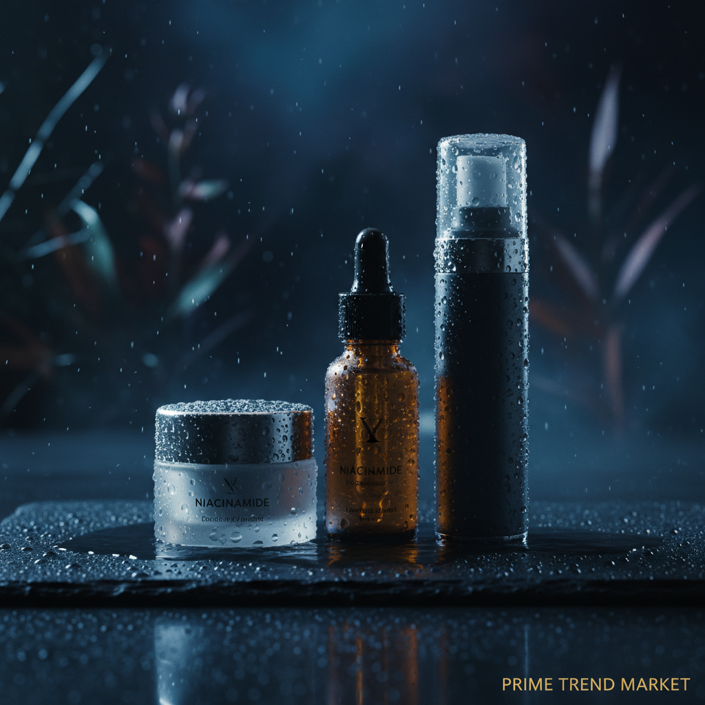 Skincare Essentials Bundle — Eye Cream + Niacinamide Serum + Nano Mist Sprayer — Prime Trend Market