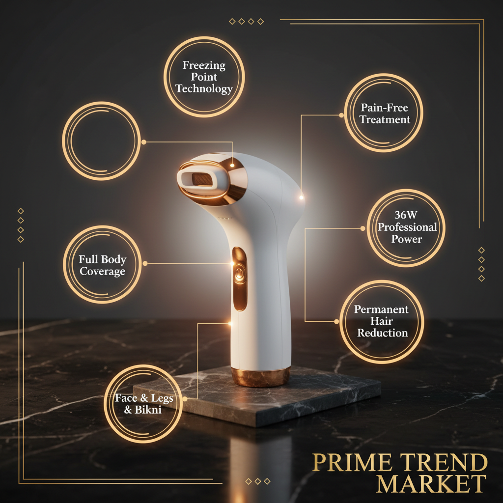 FrostGlow™ Freezing Point IPL Hair Removal Device — Permanent Full-Body Pain-Free Hair Removal — Prime Trend Market