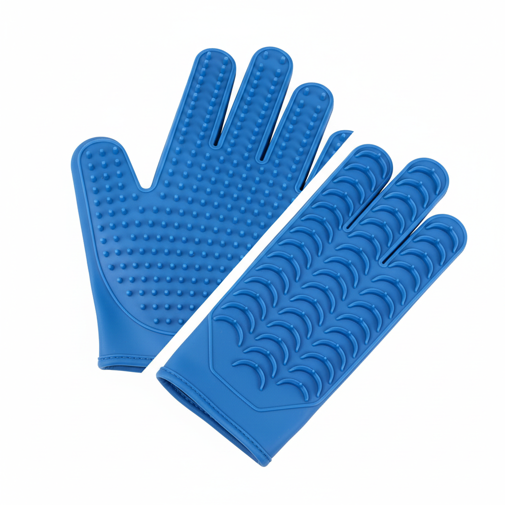 Double-Sided Pet Grooming Gloves — Cats & Dogs — Prime Trend Market