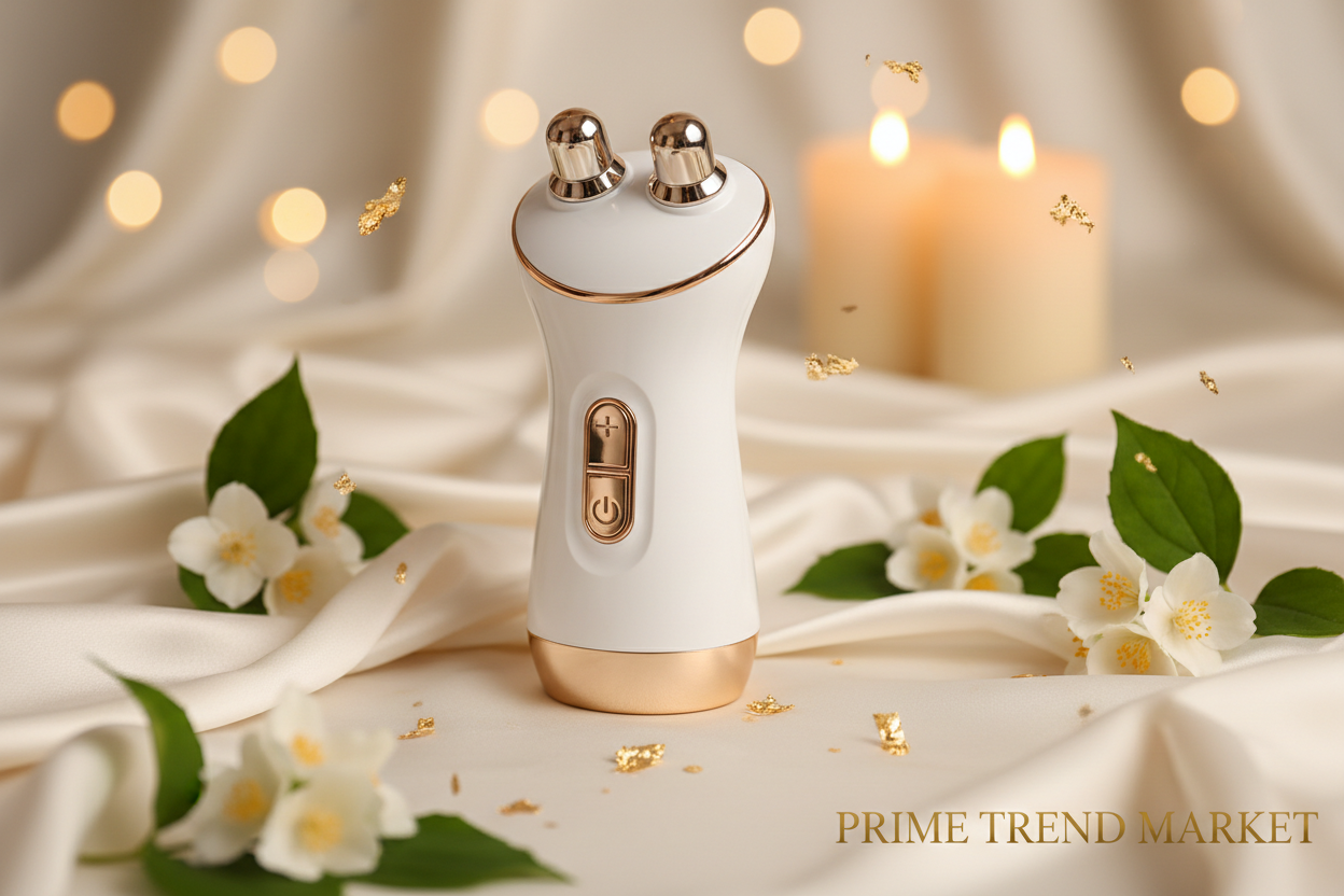 Luxury Facial Beauty Instrument — Sonic Vibration & Negative Ion Skin Rejuvenation Device — Prime Trend Market