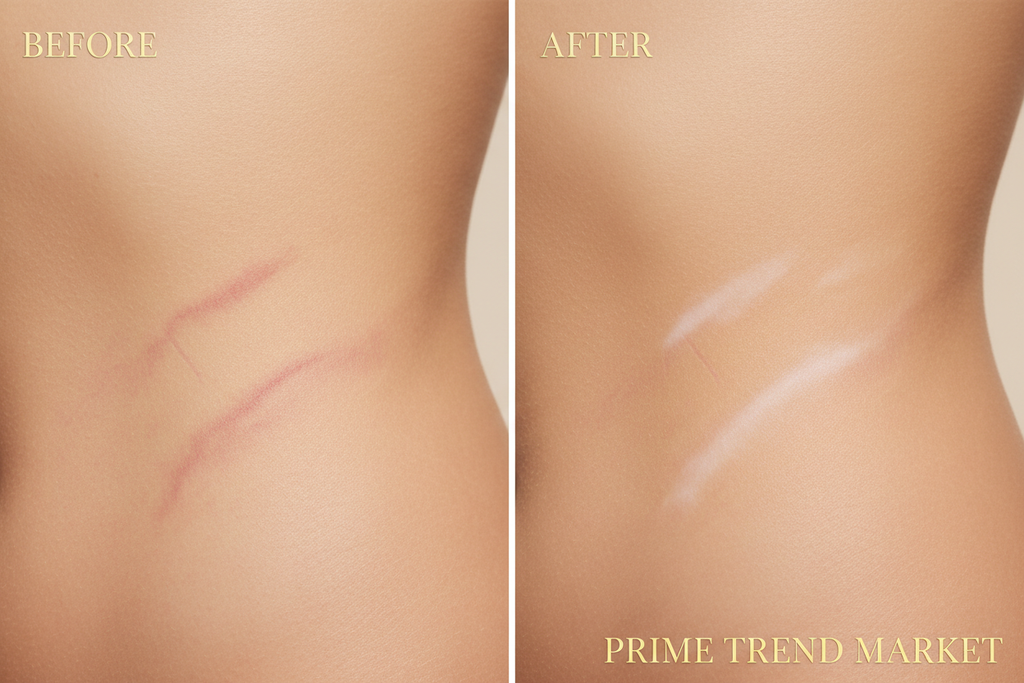 Skincare Body Oil for Scars & Stretchmarks — Vitamin E, Retinol & Natural Oils — Prime Trend Market