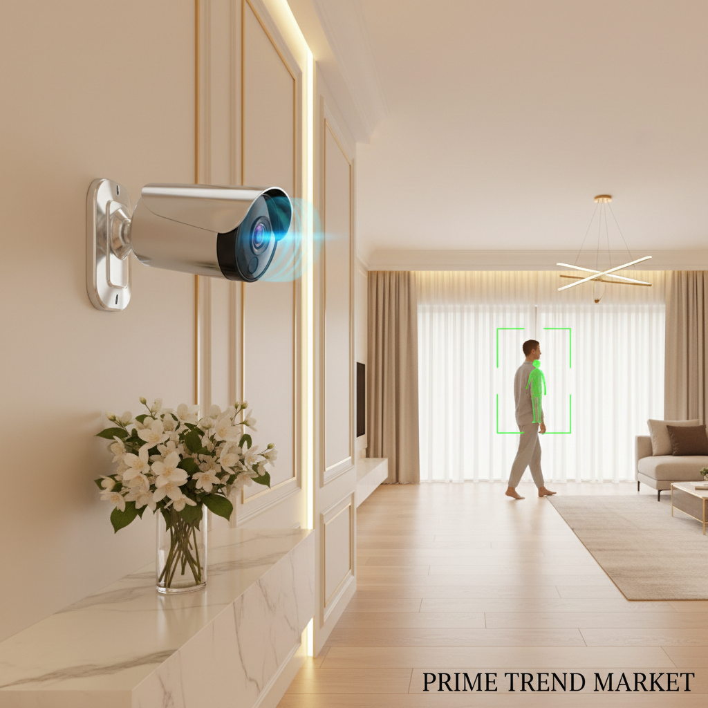 Smart PTZ WiFi Security Camera Pro | AI Tracking 350° Pan + Night Vision + 128GB — Prime Trend Market