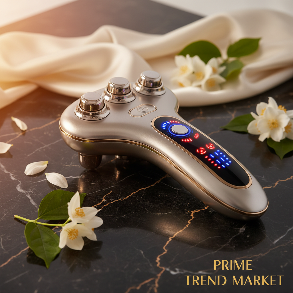 Luxury Anti-Aging Set | EMS Facial Massager + RF LED Photon Device + Neck Lifting Tool — Complete 3-in-1 Rejuvenation Bundle — Prime Trend Market