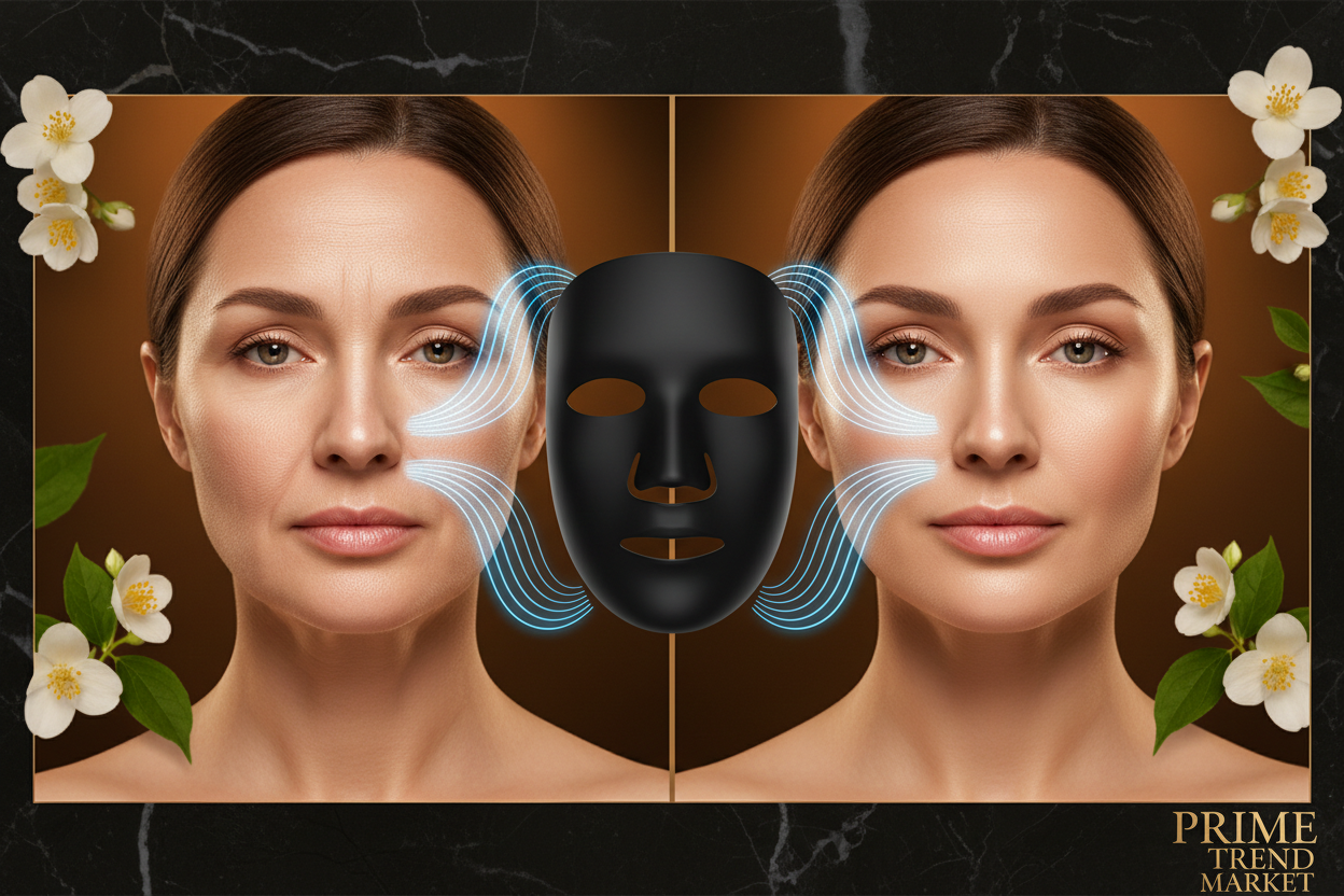 LiftMask™ EMS Face Lift & Wrinkle Fading Device — 9-Gear Full-Face Silicone Beauty Mask — Prime Trend Market