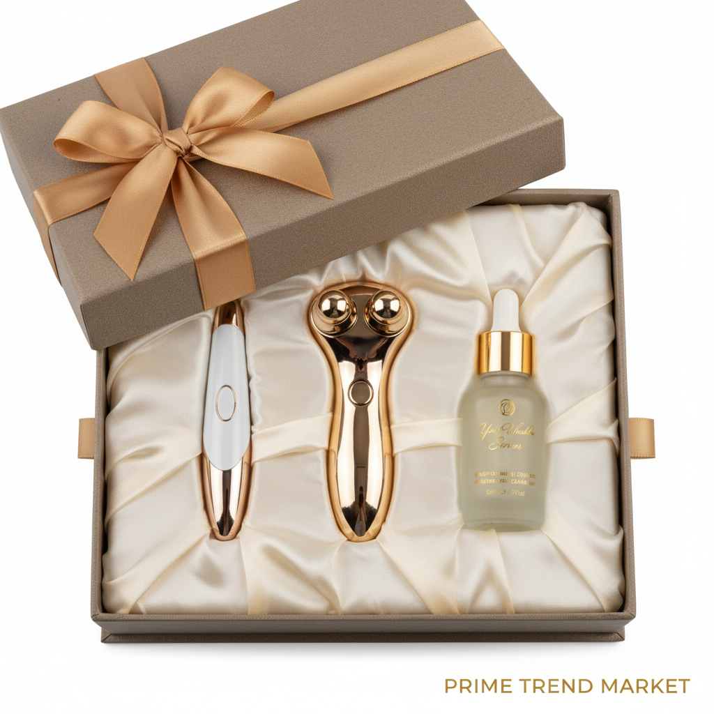 Anti-Aging Power Trio — EMS Microcurrent Wand + Eye Massager + Anti-Wrinkle Serum — Prime Trend Market
