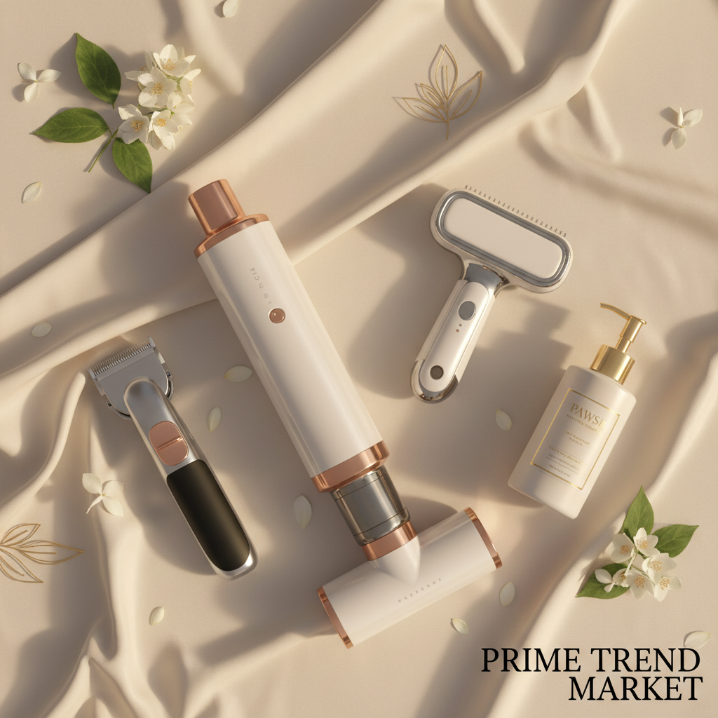 Ultimate Pet Grooming Kit | Hair Vacuum + Grooming Clipper + Steam Brush + Shampoo — Prime Trend Market