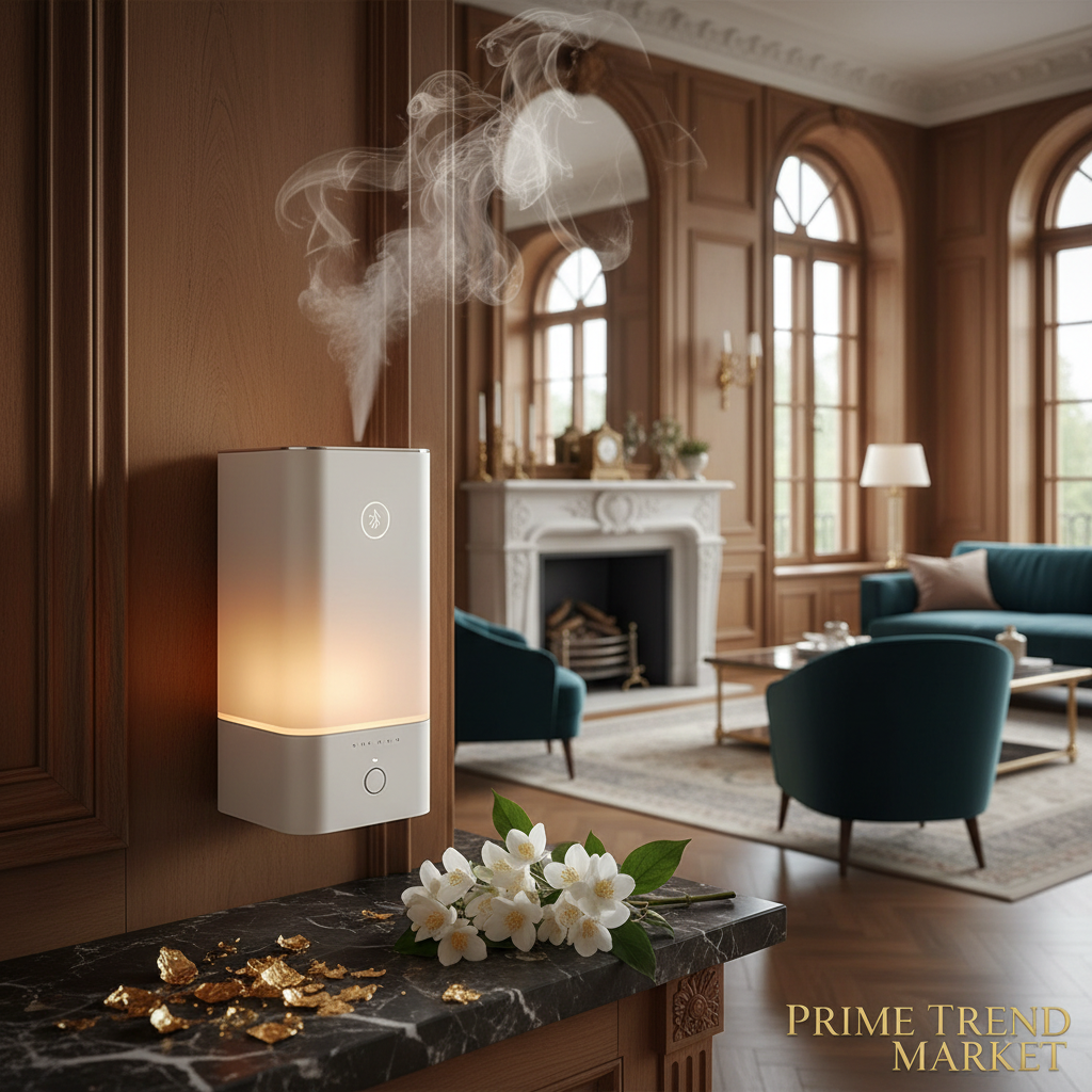 Hotel Lobby Luxury Ultrasonic Aroma Diffuser — Bluetooth Smart Home Scent — Prime Trend Market