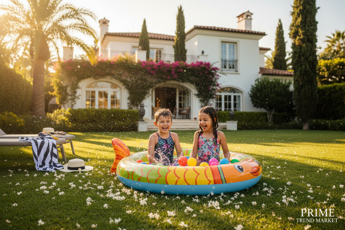 Luxury Children's Inflatable Paddling Pool – Oversized Outdoor Family Swimming Pool — Prime Trend Market