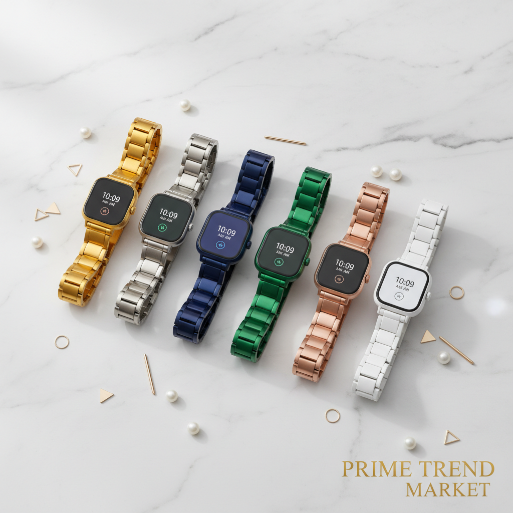 KW10Pro Women's Luxury Smartwatch – Elegant Round Face, Metal Mesh Band, Health Tracker, BT Calls, iOS & Android — Prime Trend Market